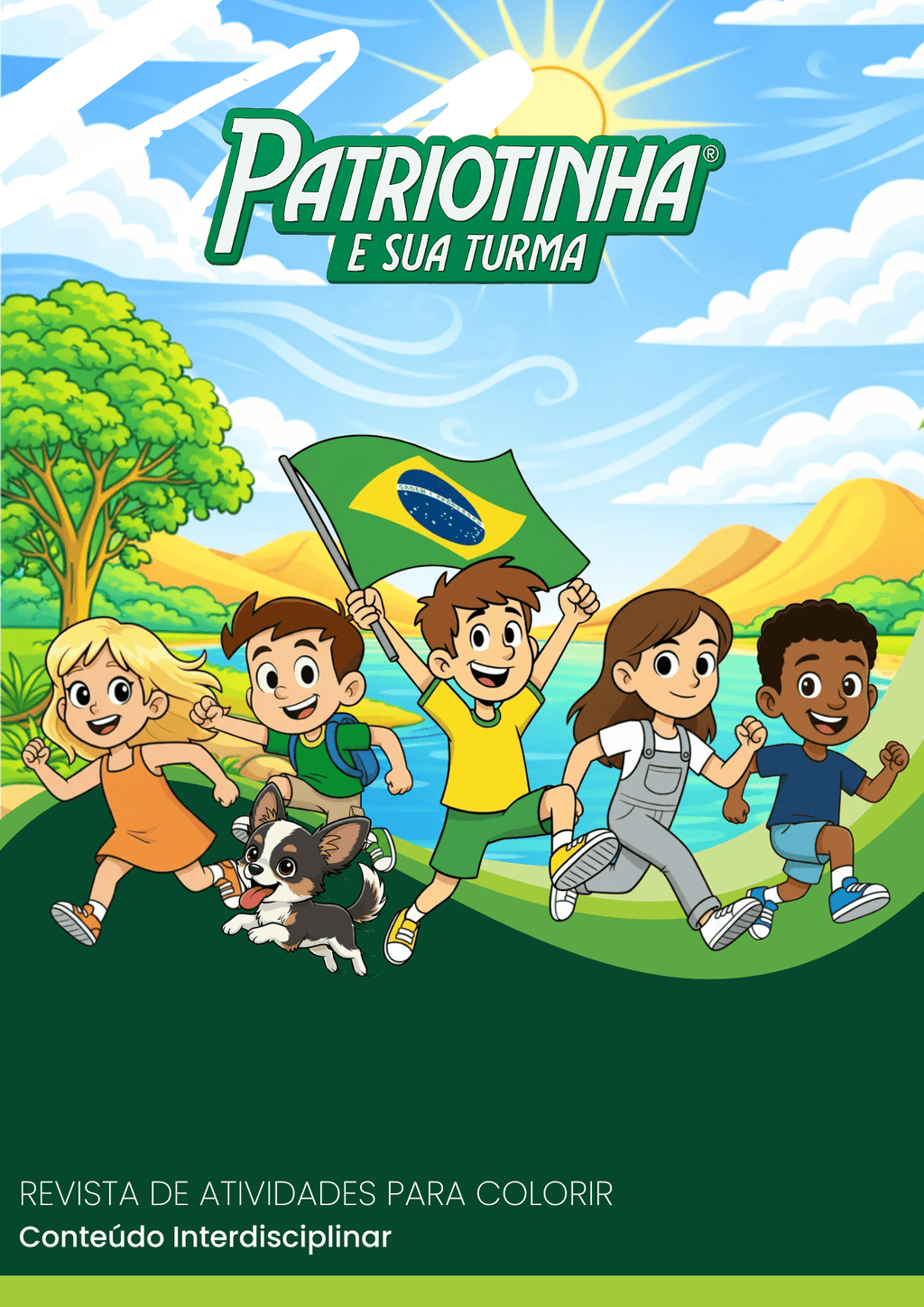 Livro de Colorir Turma do Patriotinha - Patriotinha